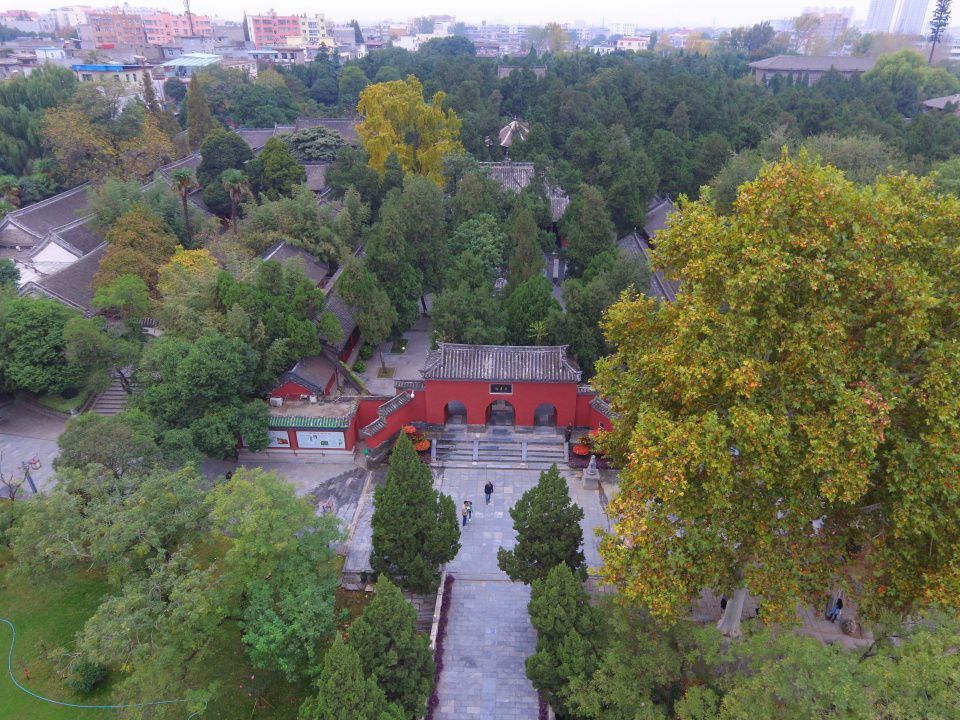 南阳武侯祠鸟瞰