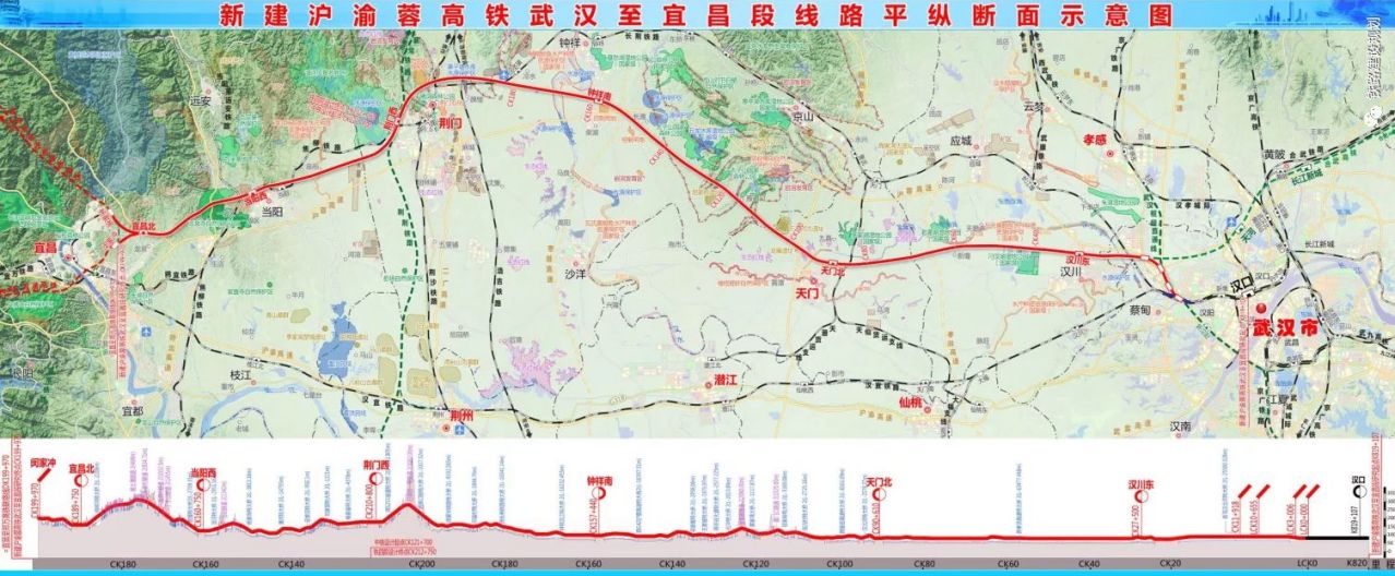 沪渝蓉高速铁路武汉至宜昌段工程图