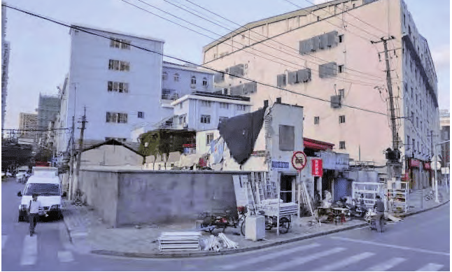 2014年10月四行仓库西墙情况 