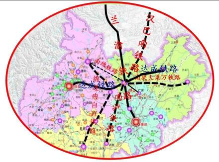 南充铁路规划图