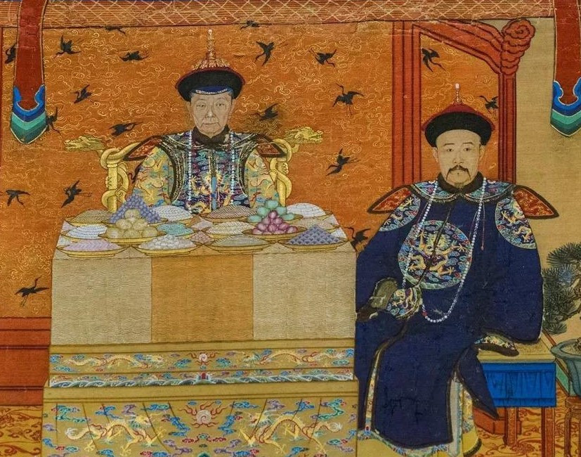 《崇庆皇太后八旬万寿图》局部 