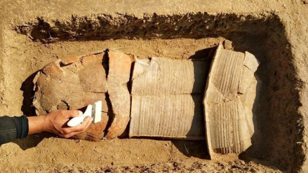 瓮棺墓葬（拍摄于2016年10月）