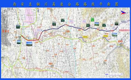 西铜高速地图