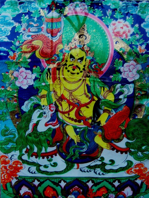 藏传佛教绘画:唐卡护法神