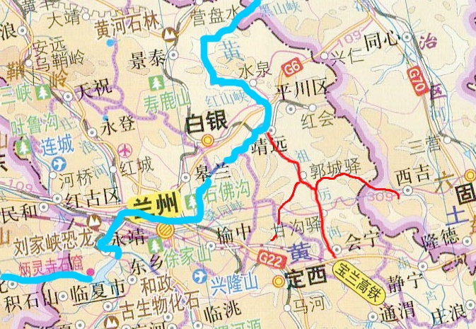 祖厉河的位置（红色）