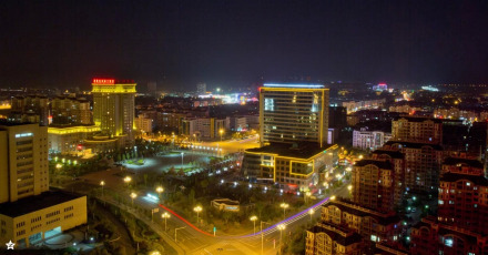 天长南市区夜景