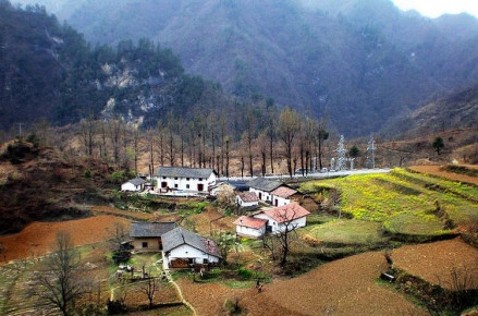沣河上游地形