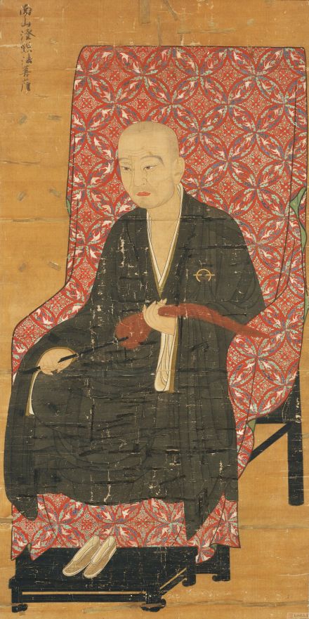 《道宣律师像》，镰仓后期，奈良国立博物馆藏