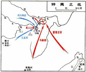 钟离之战示意图