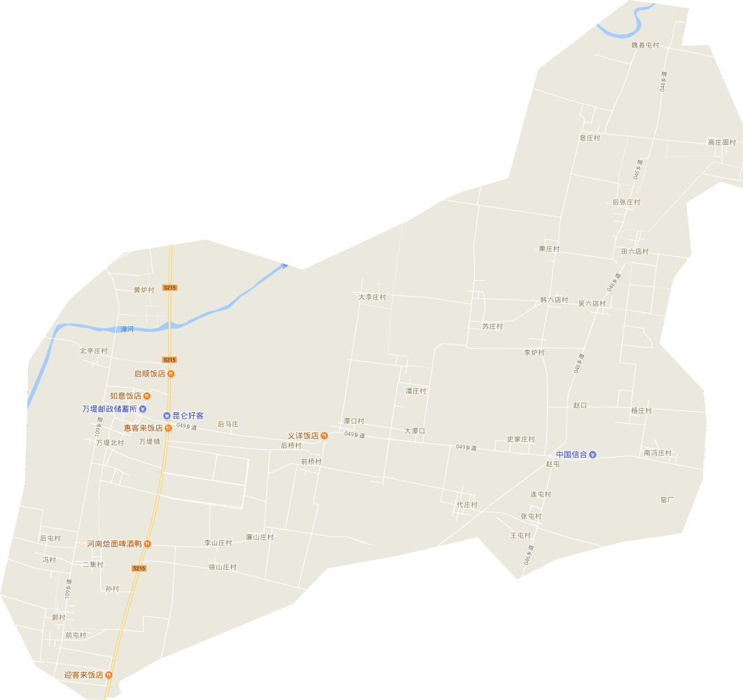 万堤镇电子地图