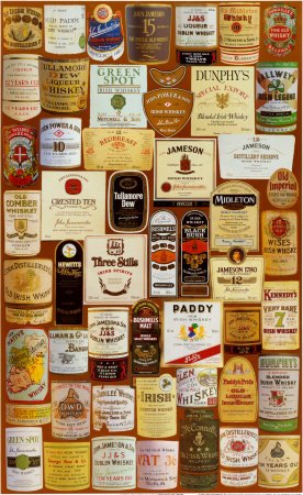 各个种类的Irish Whiskey