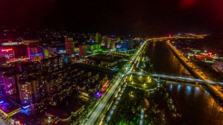武都江北夜景