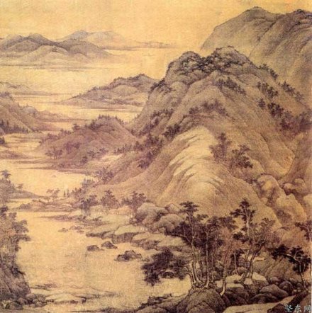 五代 董源《龙宿郊民图》