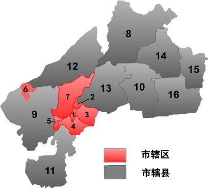 齐齐哈尔行政区划图