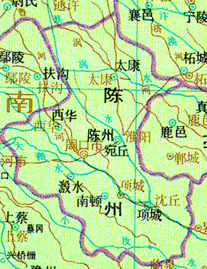 陈郡历史地图