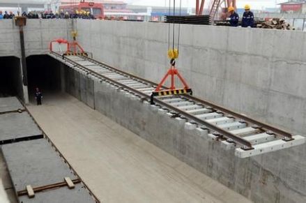 贵阳轨道交通1号线施工现场