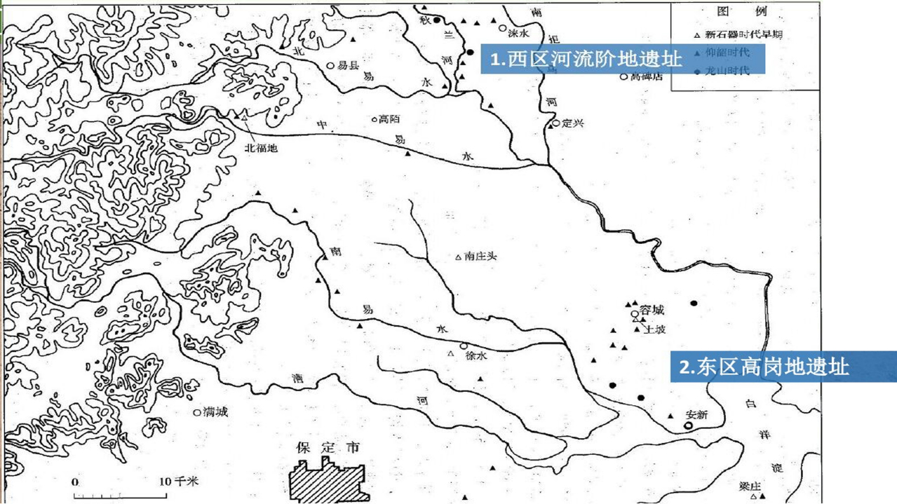 北福地遗址分布图