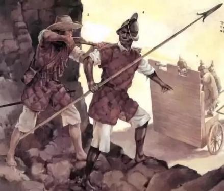 葡萄牙人一直为士兵配备黑奴