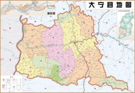  大宁县地图