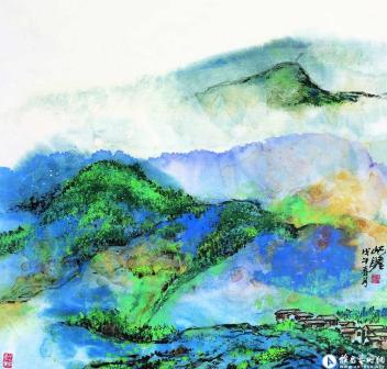 雨后斜阳