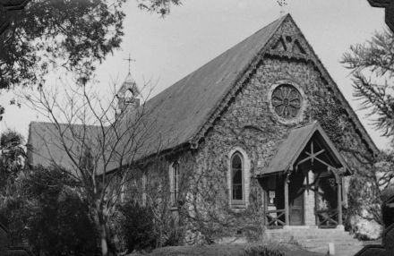 1890年时的礼拜堂，20世纪80年代末被拆除