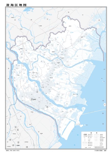 澄海区标准地图