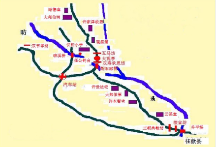 许村建筑分布图