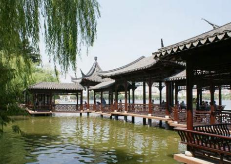 莫愁湖公园风光