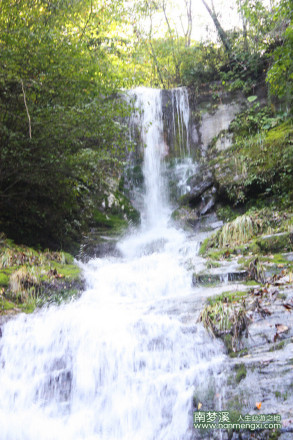 森林 瀑布 风景 山水 溪水 南梦溪