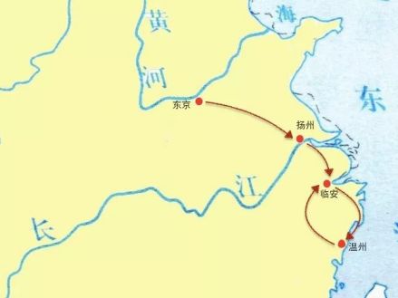 宋高宗播迁形势