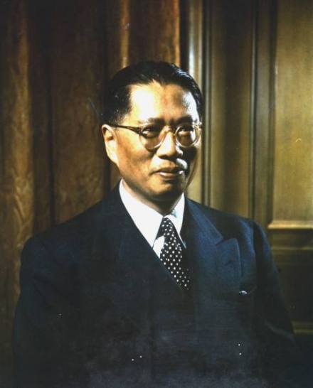 1945年宋子文于美国三藩市