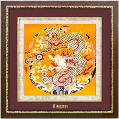 南京云锦龙袍(局部)