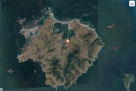 石城岛卫星地图