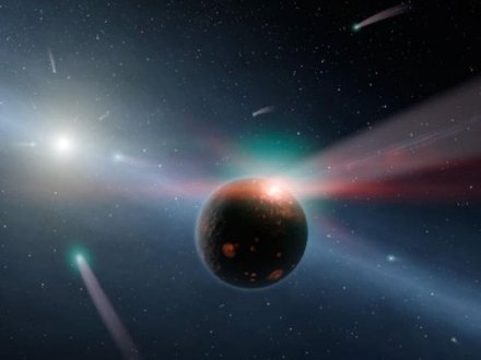 乌鸦座周围发生的一场“彗星风暴”