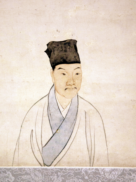 清·李岳云绘《唐寅像》南京博物院藏