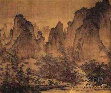五代 董源山水画作品