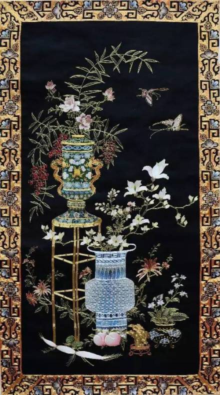 宁波金银彩绣作品