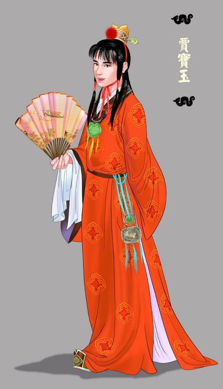 贾宝玉画像 