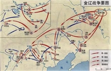 金辽战争要图