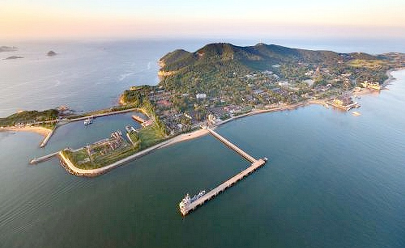 刘公岛地形全貌