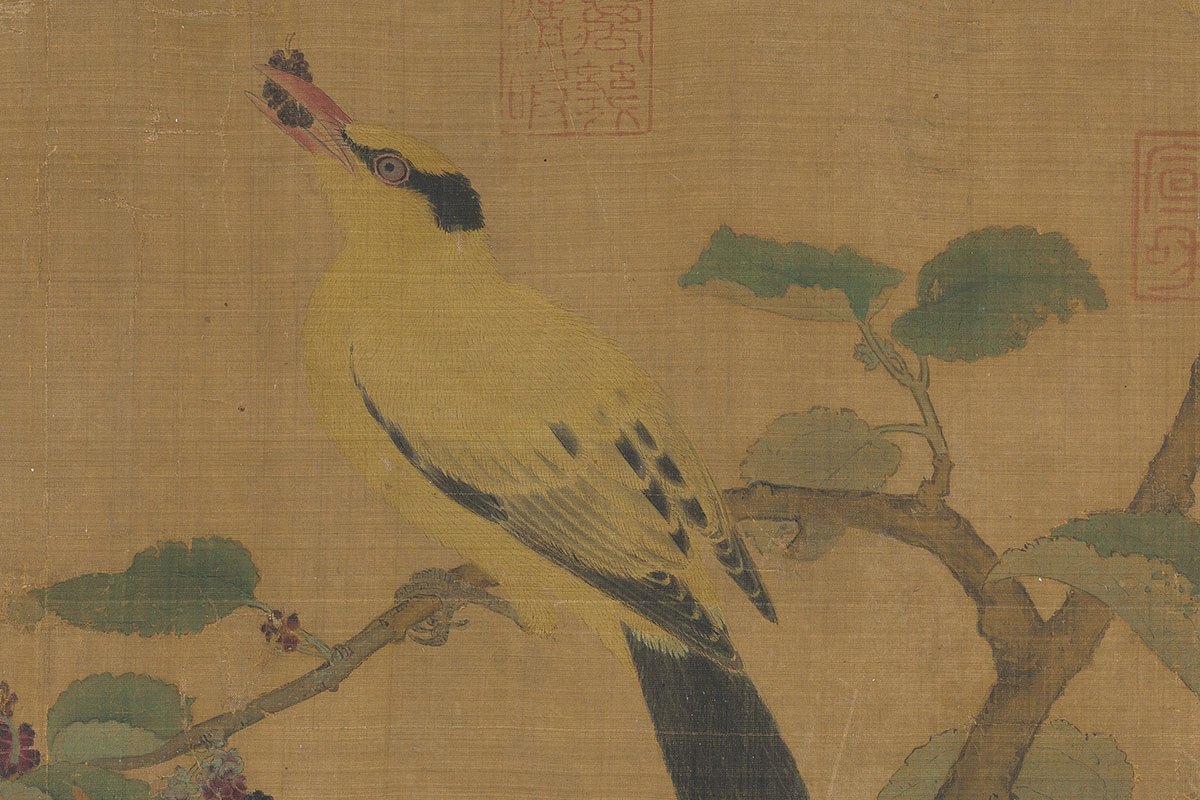 桑枝黄鸟（台北故宫藏）
