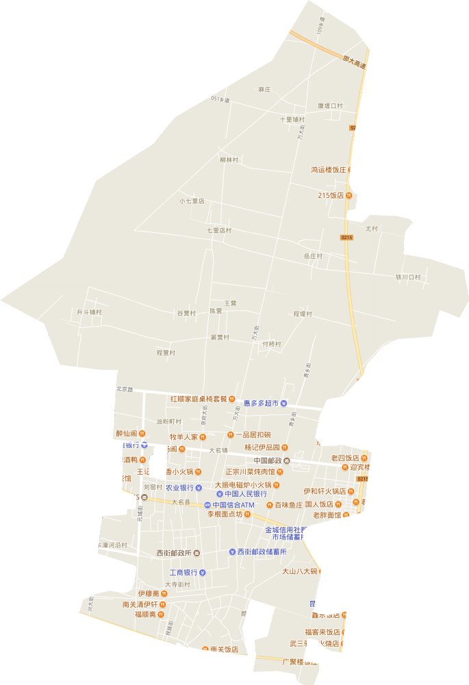 大名镇电子地图