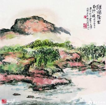 绿杨荫里白沙堤
