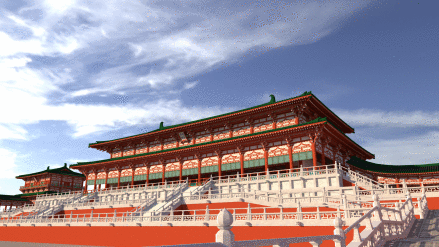含元殿重檐想象图