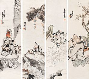 明代养生画