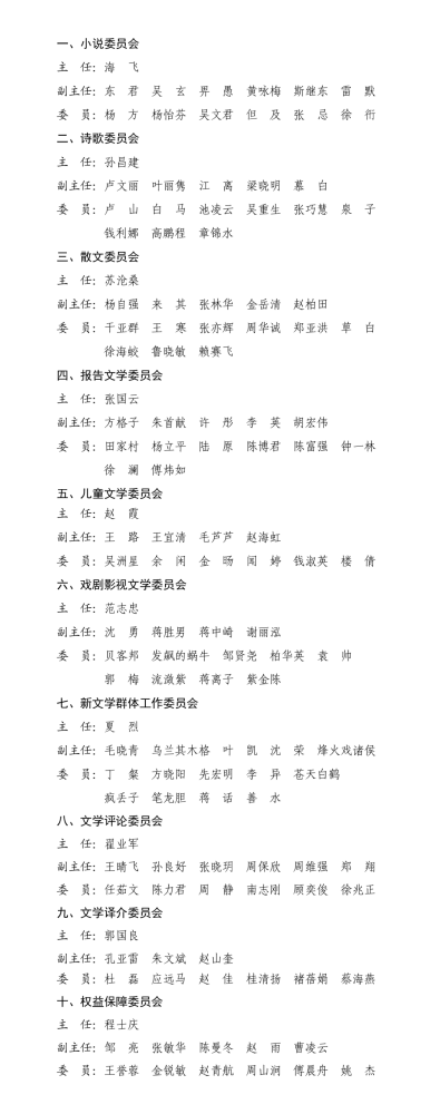 名单
