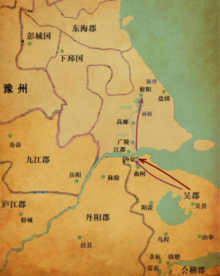 孙权攻打陈登之战