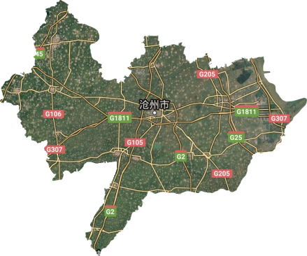 黄骅市卫星地图
