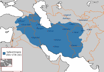 萨法维帝国版图