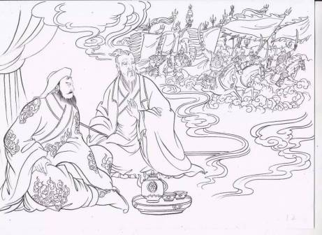 铁木真与丘处机